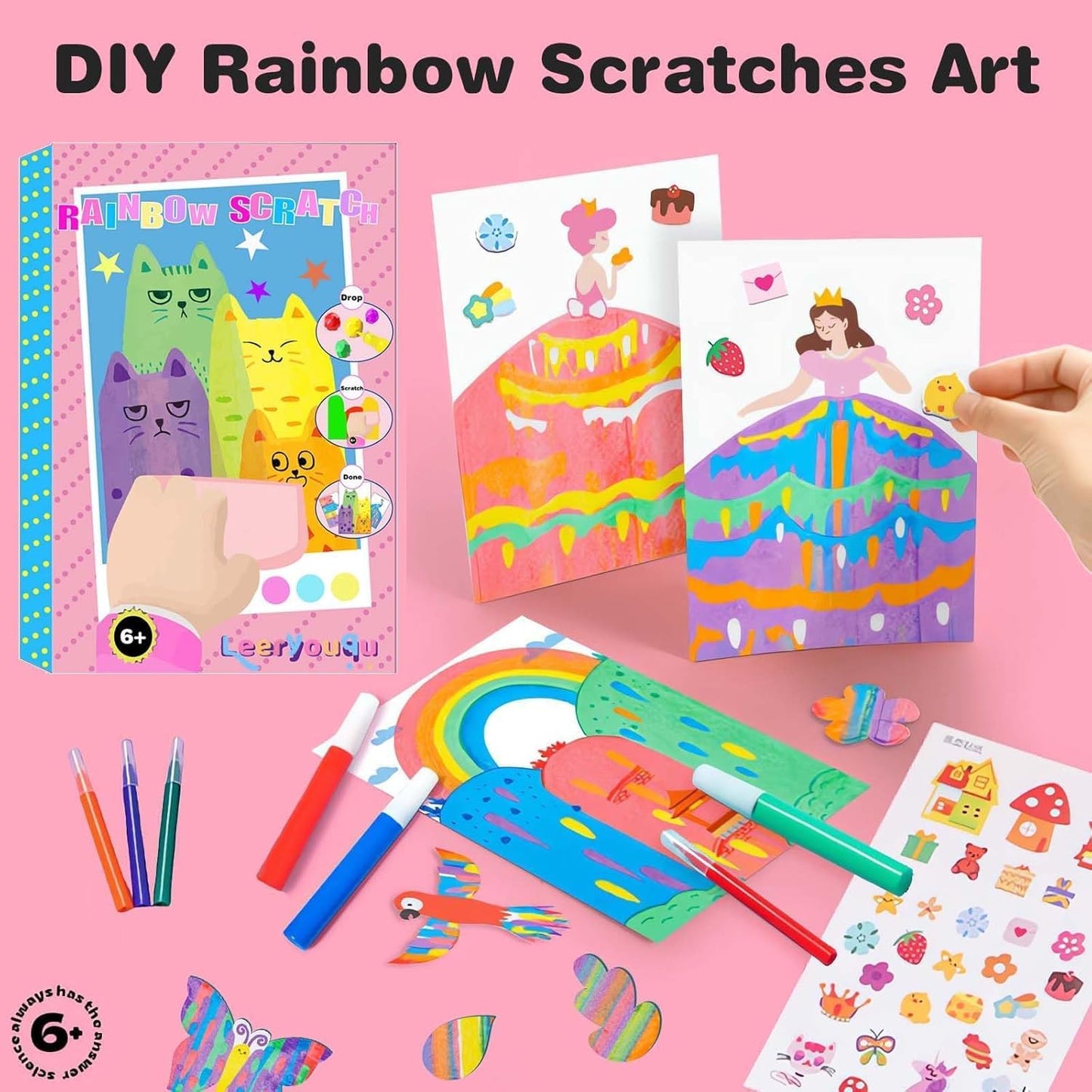 Rainbow Dot Painting Art Kits