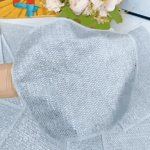 Multipurpose Wire Dishwashing Rags for Wet and Dry Pack of 10