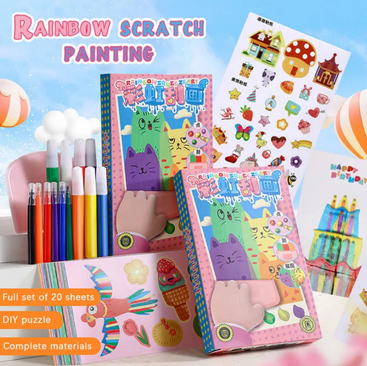Rainbow Dot Painting Art Kits